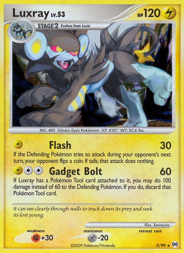 Luxray – Arceus 5/99 Pokémon card
