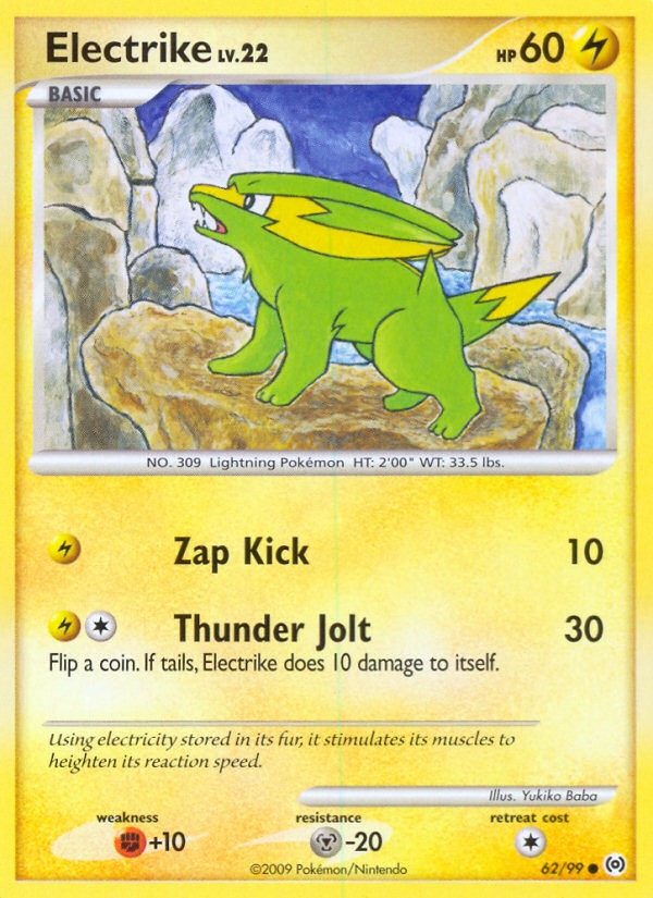 Electrike – Arceus 62/99 Pokémon card
