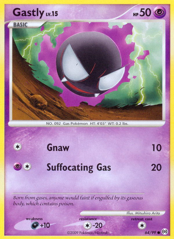 Gastly – Arceus 64/99 Pokémon card