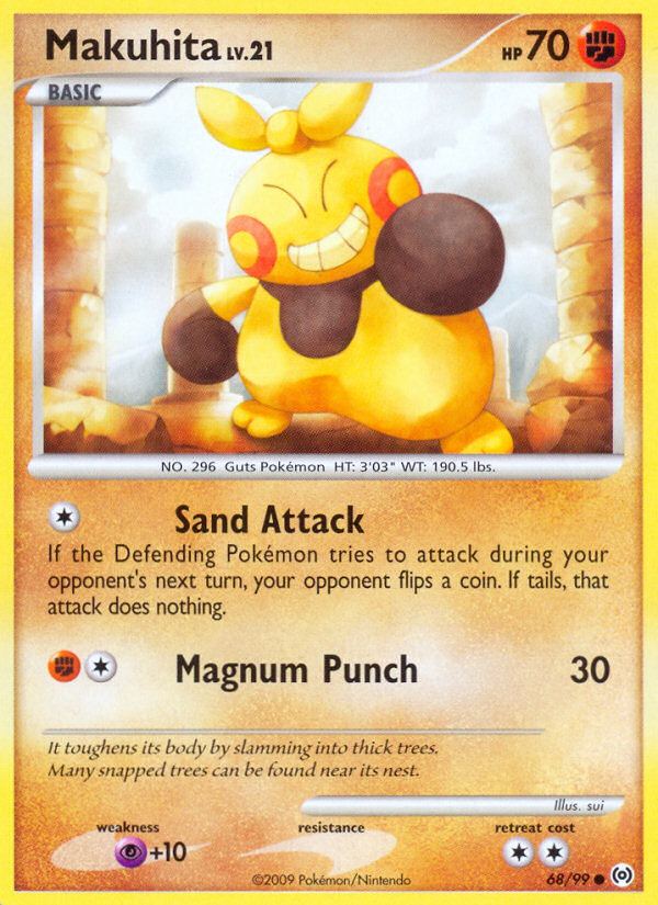 Makuhita – Arceus 68/99 Pokémon card