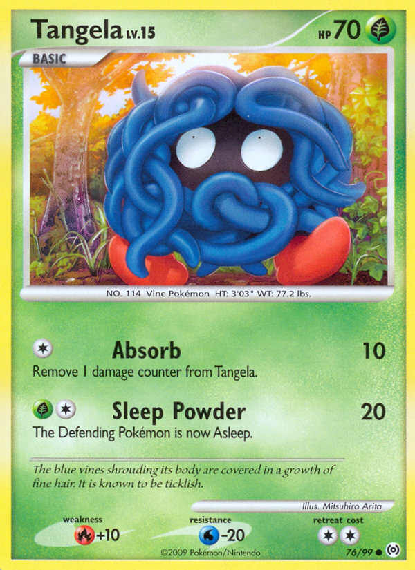 Tangela – Arceus 76/99 Pokémon card