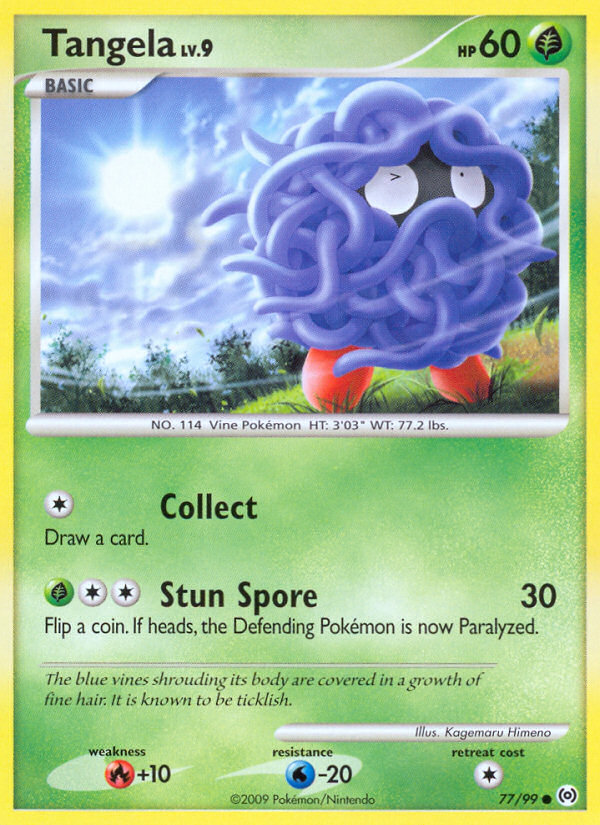 Tangela – Arceus 77/99 Pokémon card