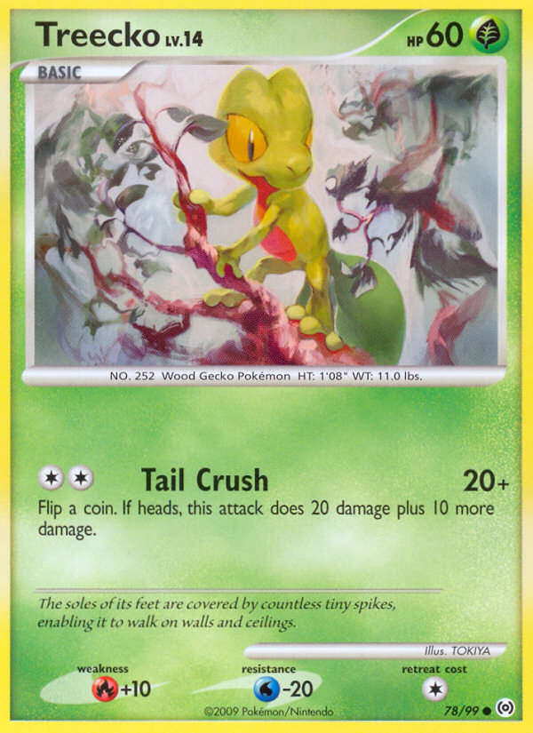 Treecko – Arceus 78/99 Pokémon card