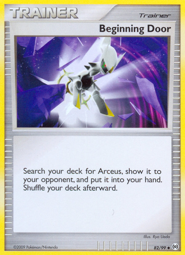 Beginning Door – Arceus 82/99 Pokémon card