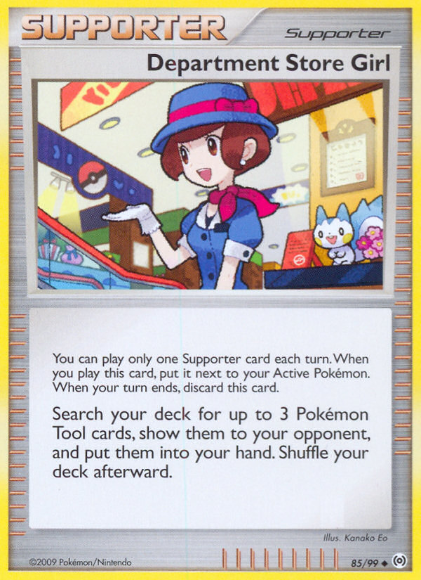 Department Store Girl – Arceus 85/99 Pokémon card