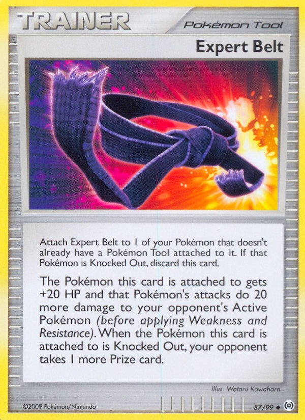 Expert Belt – Arceus 87/99 Pokémon card