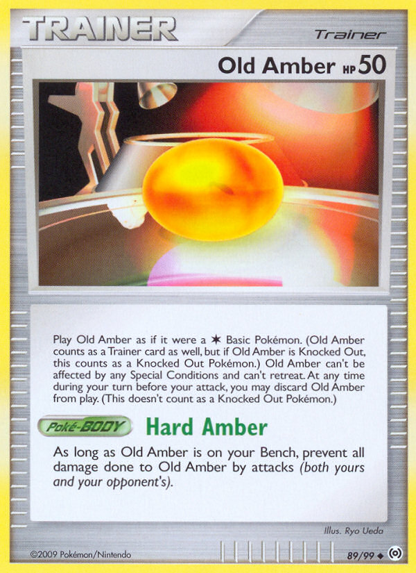 Old Amber – Arceus 89/99 Pokémon card