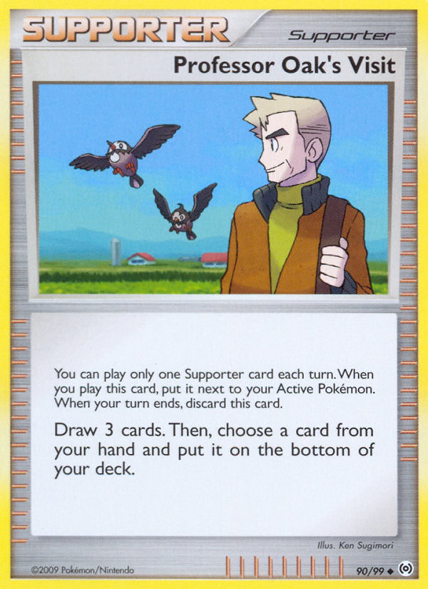 Professor Oak's Visit – Arceus 90/99 Pokémon card