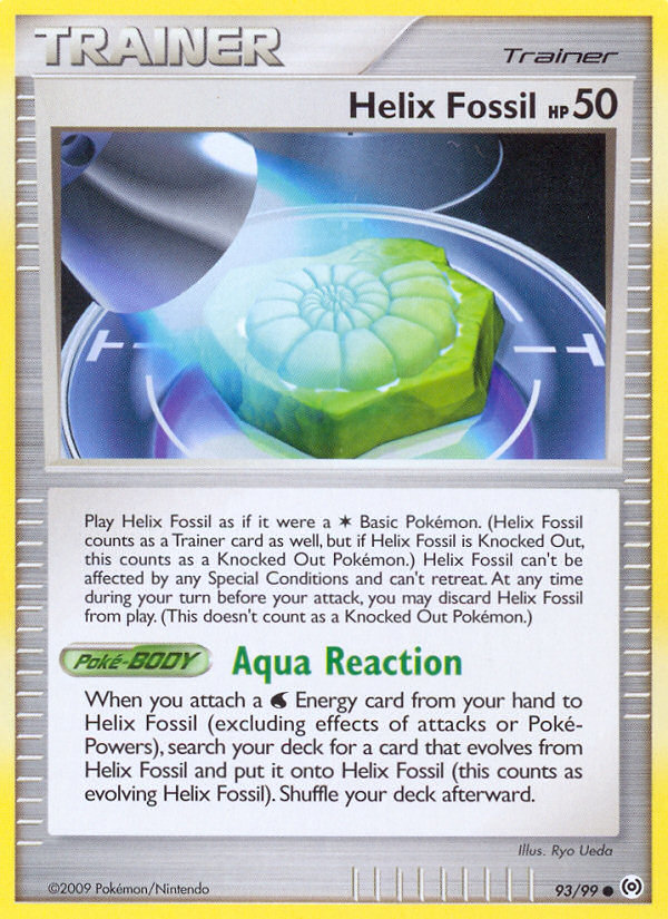 Helix Fossil – Arceus 93/99 Pokémon card