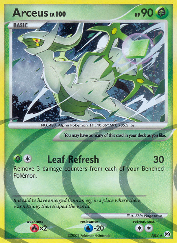 Arceus – Arceus AR2 Pokémon card