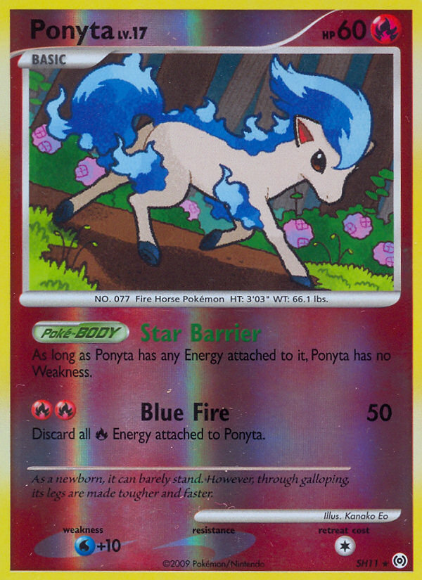 Ponyta – Arceus SH11 Pokémon card