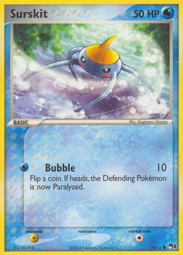 Surskit – POP Series 1 14/17 Pokémon card