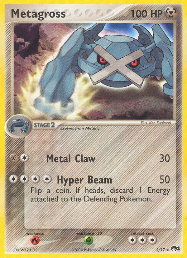 Metagross – POP Series 1 2/17 Pokémon card