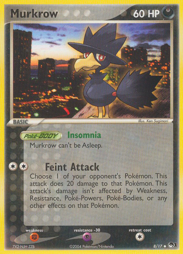 Murkrow – POP Series 1 8/17 Pokémon card