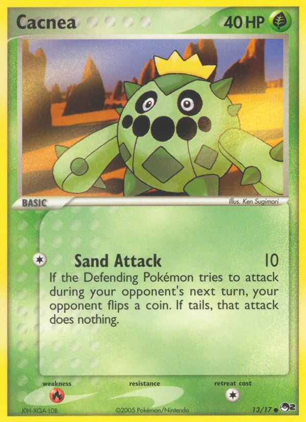 Cacnea – POP Series 2 13/17 Pokémon card