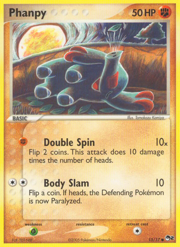 Phanpy – POP Series 2 15/17 Pokémon card