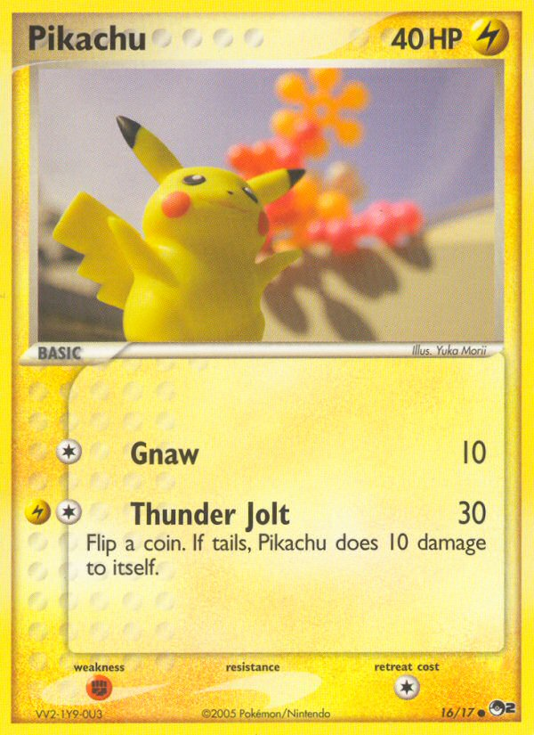 Pikachu – POP Series 2 16/17 Pokémon card