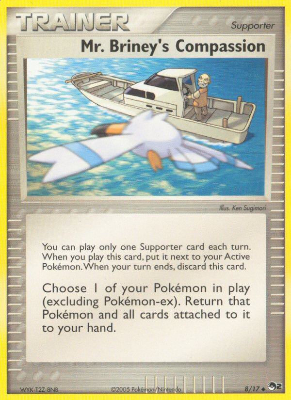 Mr. Briney's Compassion – POP Series 2 8/17 Pokémon card