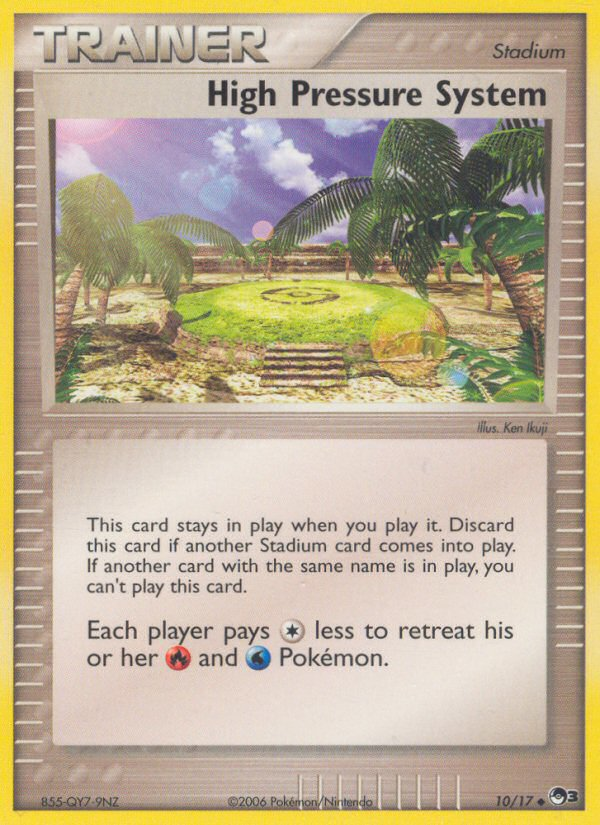 High Pressure System – POP Series 3 10/17 Pokémon card