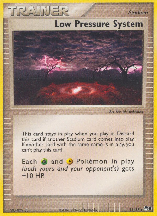 Low Pressure System – POP Series 3 11/17 Pokémon card