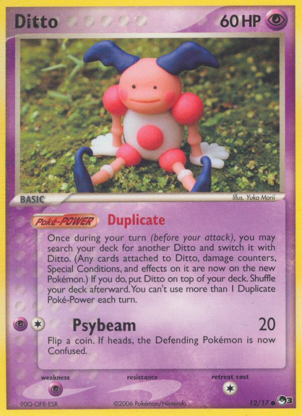 Ditto – POP Series 3 12/17 Pokémon card