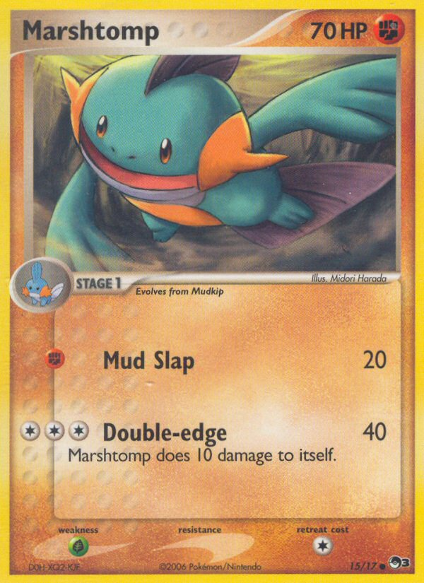 Marshtomp – POP Series 3 15/17 Pokémon card