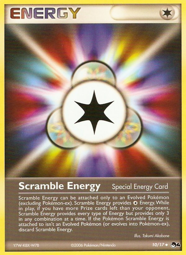 Scramble Energy – POP Series 4 10/17 Pokémon card