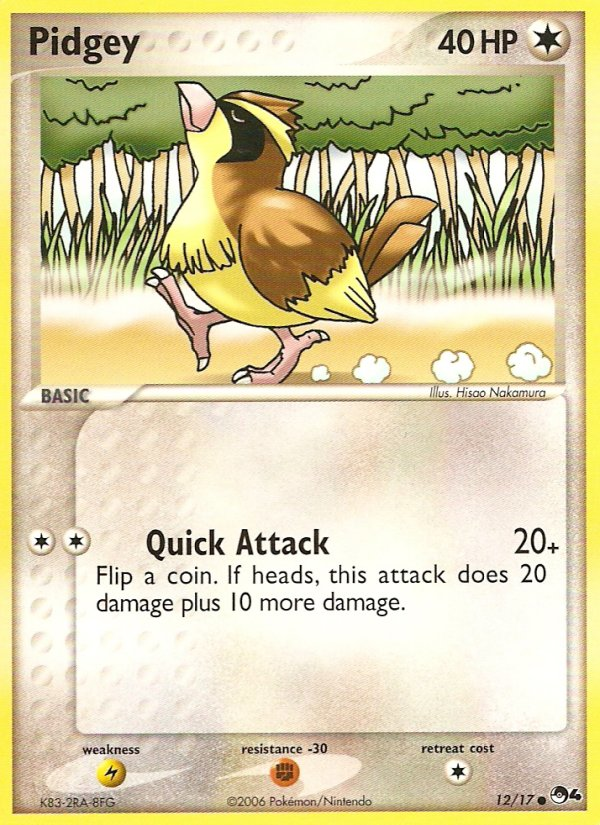 Pidgey – POP Series 4 12/17 Pokémon card