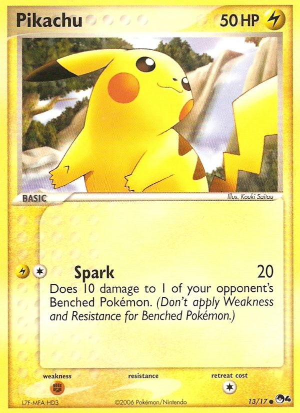 Pikachu – POP Series 4 13/17 Pokémon card