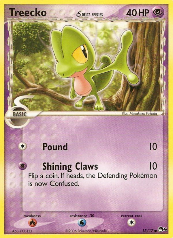 Treecko δ – POP Series 4 15/17 Pokémon card