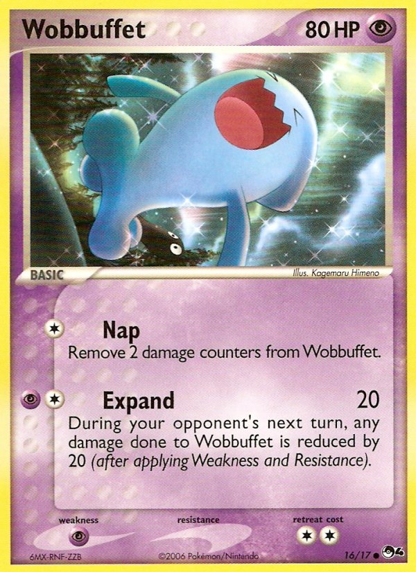 Wobbuffet – POP Series 4 16/17 Pokémon card