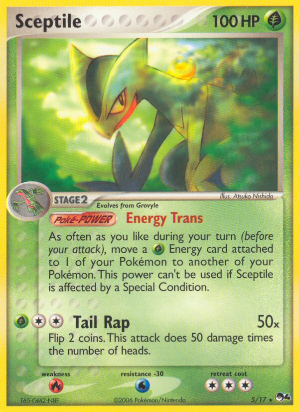 Sceptile – POP Series 4 5/17 Pokémon card