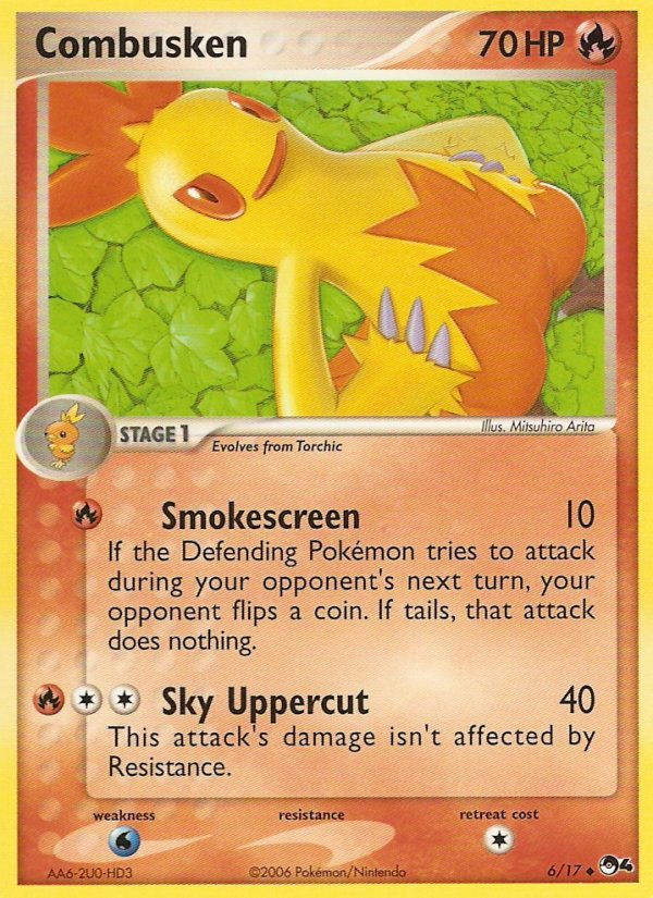 Combusken – POP Series 4 6/17 Pokémon card