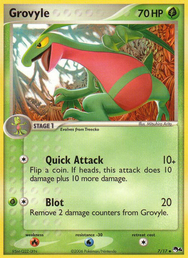 Grovyle – POP Series 4 7/17 Pokémon card
