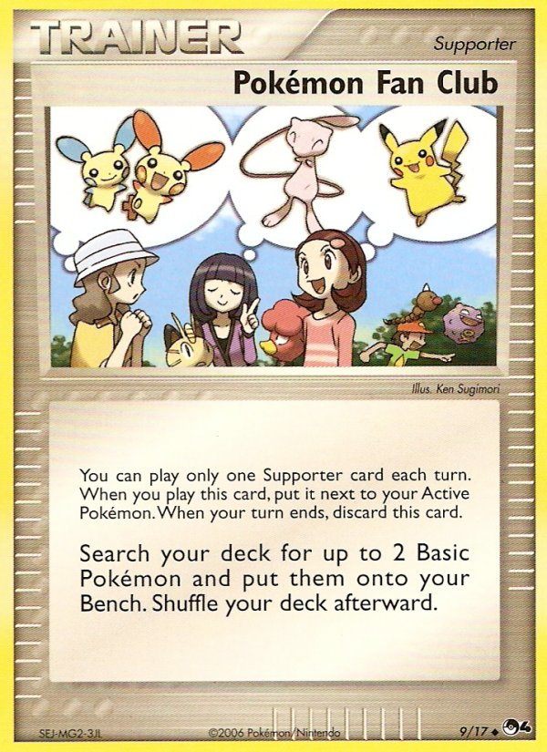 Pokémon Fan Club – POP Series 4 9/17 Pokémon card