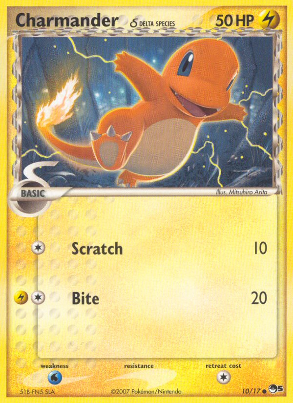 Charmander δ – POP Series 5 10/17 Pokémon card