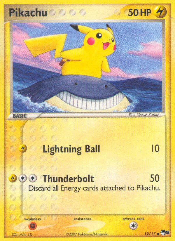 Pikachu – POP Series 5 12/17 Pokémon card