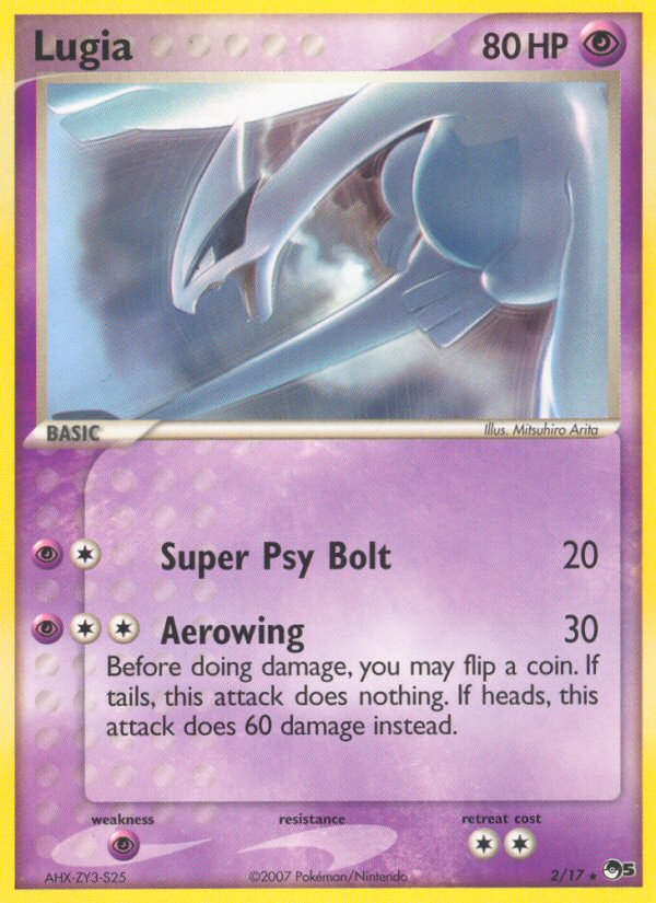 Lugia – POP Series 5 2/17 Pokémon card