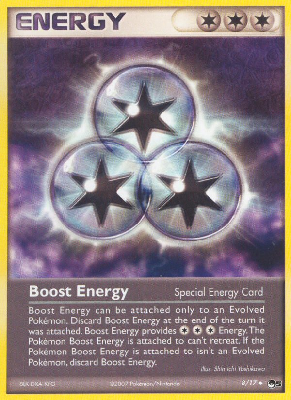 Boost Energy – POP Series 5 8/17 Pokémon card