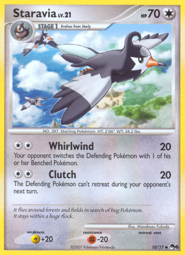 Staravia – POP Series 6 10/17 Pokémon card