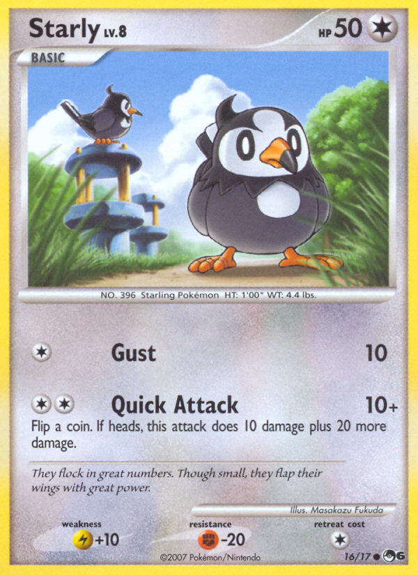 Starly – POP Series 6 16/17 Pokémon card