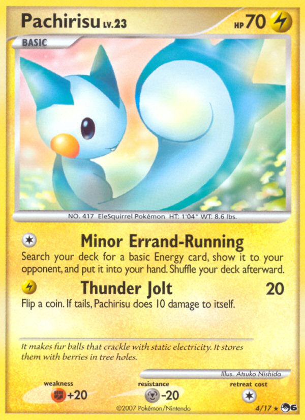 Pachirisu – POP Series 6 4/17 Pokémon card