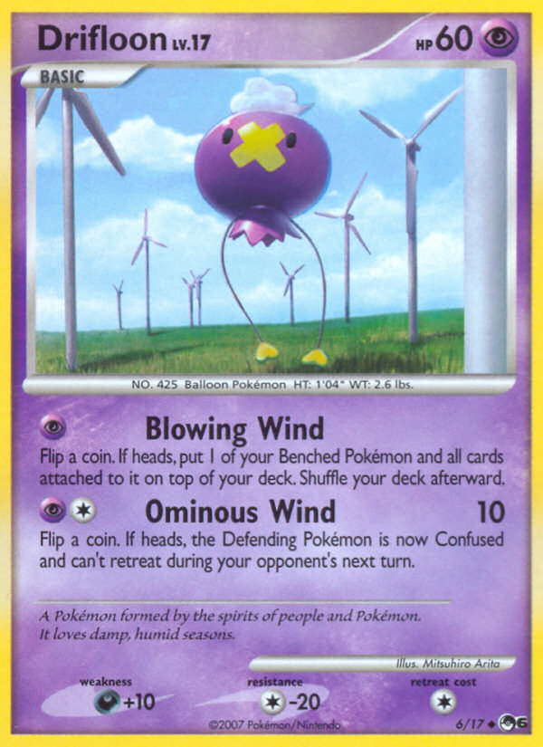 Drifloon – POP Series 6 6/17 Pokémon card
