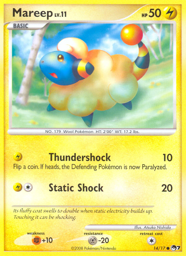 Mareep – POP Series 7 14/17 Pokémon card