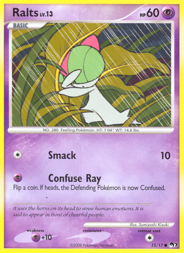 Ralts – POP Series 7 15/17 Pokémon card