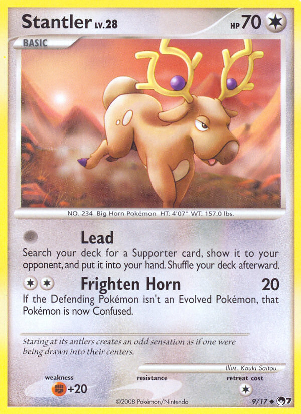 Stantler – POP Series 7 9/17 Pokémon card