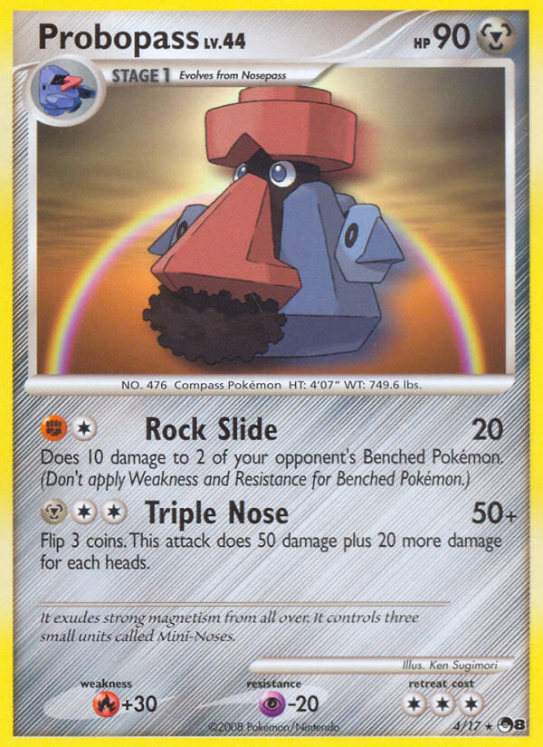 Probopass – POP Series 8 4/17 Pokémon card