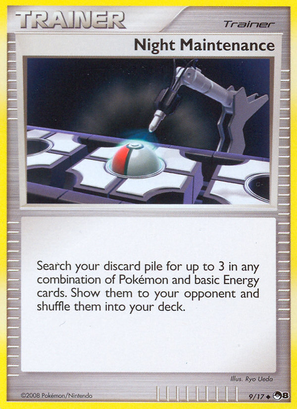 Night Maintenance – POP Series 8 9/17 Pokémon card