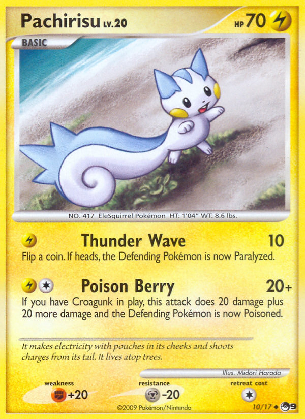 Pachirisu – POP Series 9 10/17 Pokémon card