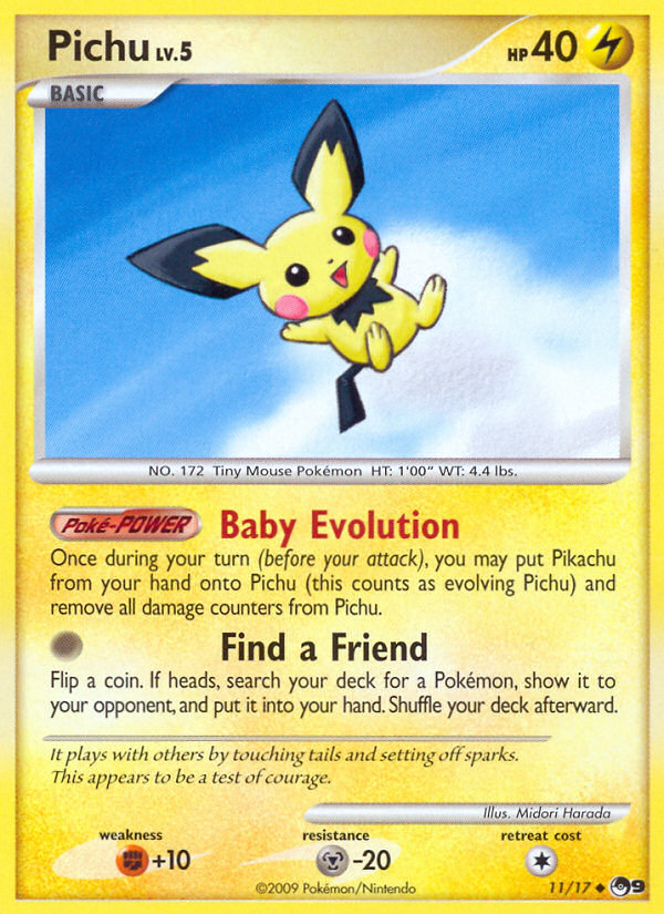 Pichu – POP Series 9 11/17 Pokémon card